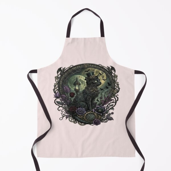Item preview, Steampunk Black Cat Wearing a Top Hat designed and sold by WAISLYV.