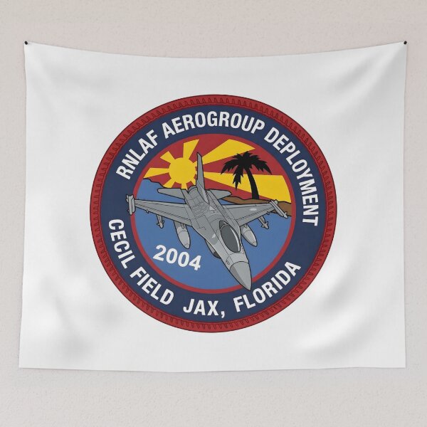 Item preview, RNLAF Aerogroup Deployment Cecil Field 2004 Commemorative Patch designed and sold by CharlieDesings.