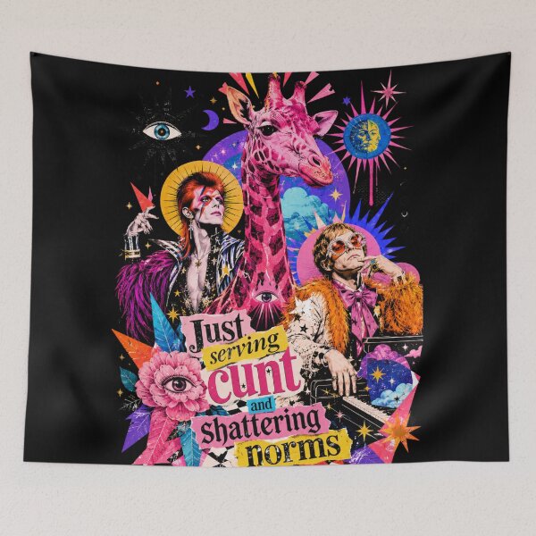Item preview, DAVID BOWIE AND ELTON JOHN IS PINK designed and sold by OUTHEX™ .
