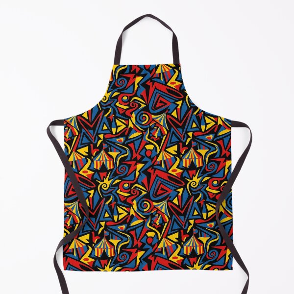 Item preview, Retro Circus Geometric Abstract Seamless Pattern Art designed and sold by EKHOAISTORE.