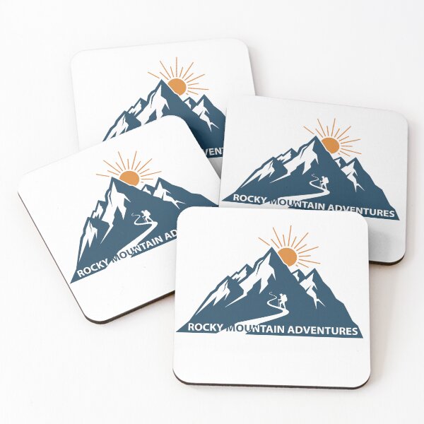 Item preview, Rocky Mountain Hiking adventures logo style vector graphic. designed and sold by Art-Horizon.