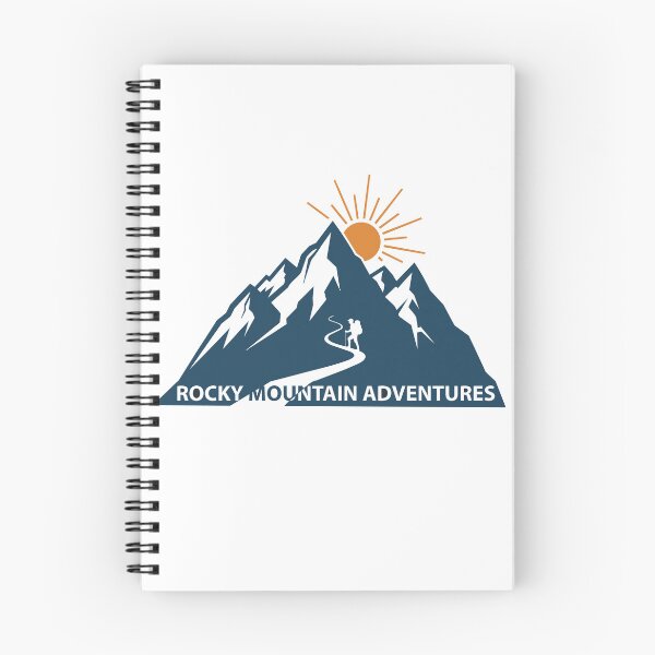 Item preview, Rocky Mountain Hiking adventures logo style vector graphic. designed and sold by Art-Horizon.