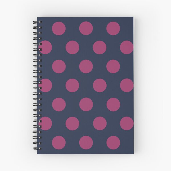 Item preview, Large MAROON RED and NAVY BLUE POLKA DOTS designed and sold by RachelMacht.