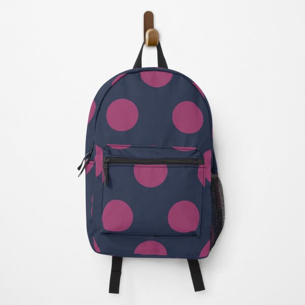 Item preview, Large MAROON RED and NAVY BLUE POLKA DOTS designed and sold by RachelMacht.