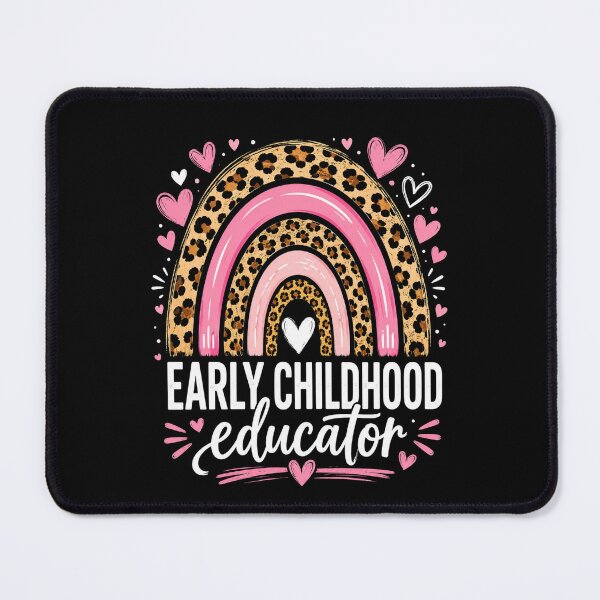 Item preview, Early Childhood Educator Leopard Rainbow Teacher Appreciation designed and sold by THREE LITTLE BEANS.
