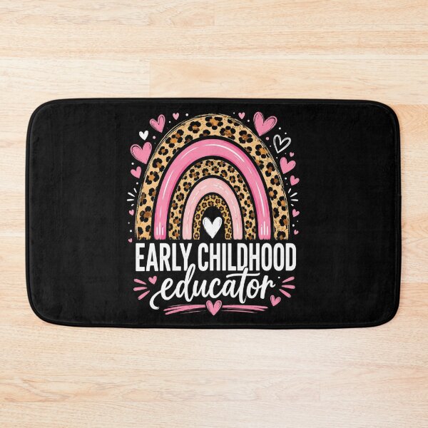 Item preview, Early Childhood Educator Leopard Rainbow Teacher Appreciation designed and sold by THREE LITTLE BEANS.