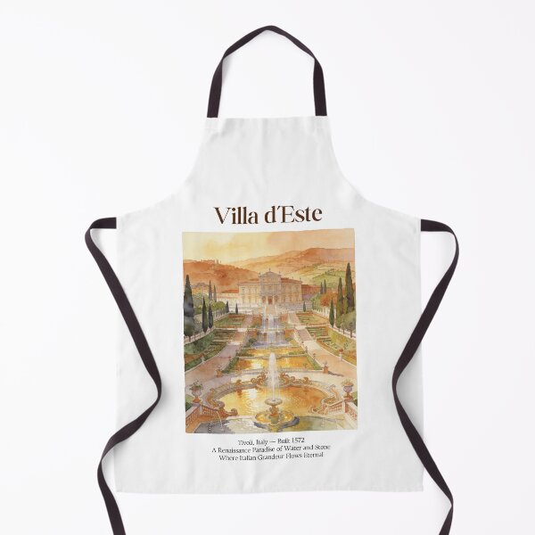 Item preview, Villa d'Este Vintage Watercolor Art Print | Italian Renaissance Garden | Tivoli Italy Wall Decor designed and sold by Panom Suavichien.
