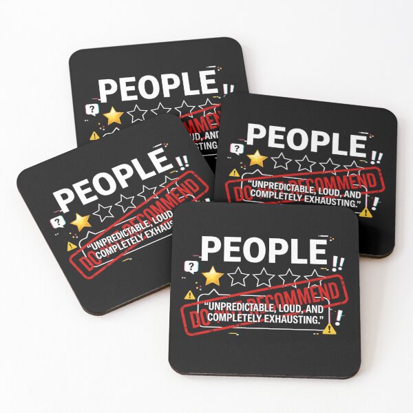Item preview, People, One Star, Total Nightmare, Would Not Recommend designed and sold by THREE LITTLE BEANS.