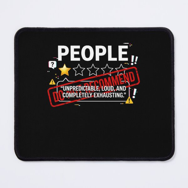 Item preview, People, One Star, Total Nightmare, Would Not Recommend designed and sold by THREE LITTLE BEANS.