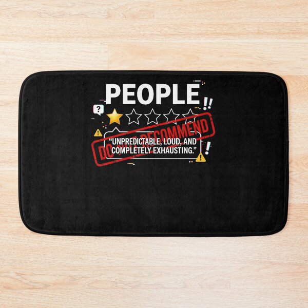 Item preview, People, One Star, Total Nightmare, Would Not Recommend designed and sold by THREE LITTLE BEANS.