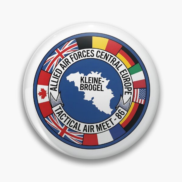Item preview, Allied Air Forces Central Europe Tactical Air Meet 1986 Patch designed and sold by CharlieDesings.