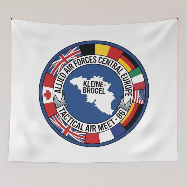 Item preview, Allied Air Forces Central Europe Tactical Air Meet 1986 Patch designed and sold by CharlieDesings.