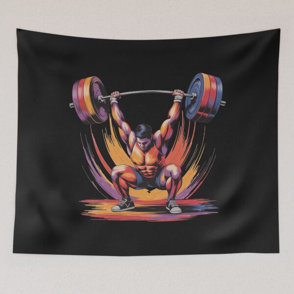 Item preview, Weightlifting Design – Strong Power Gym Fitness Graphic designed and sold by Sparkofart07.
