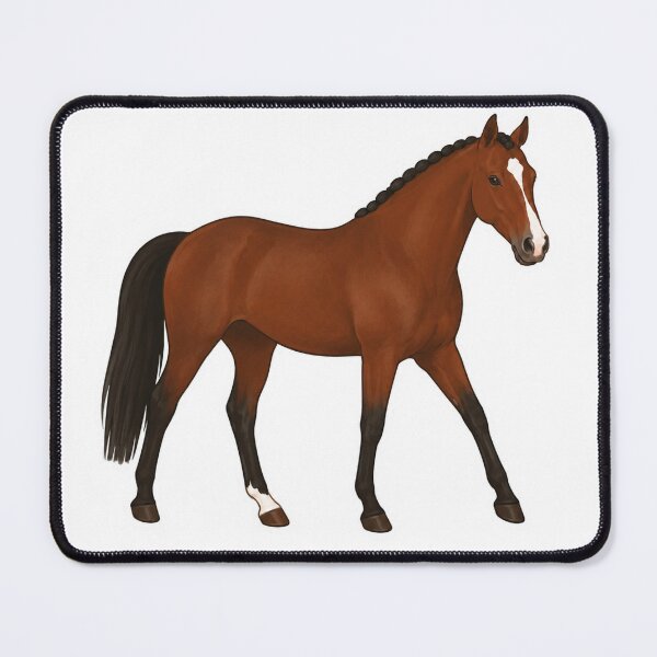 Item preview, Bay Sport Horse Equestrian Sticker designed and sold by RealEqEdit.