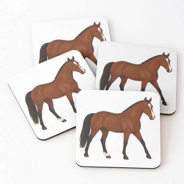Item preview, Bay Sport Horse Equestrian Sticker designed and sold by RealEqEdit.