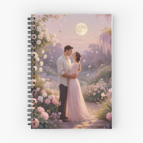 Item preview, Moon Garden of Togetherness - Love in the Light of Flowers designed and sold by PicParadiz.