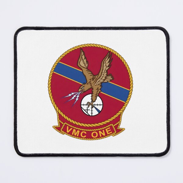 Item preview, USMC VMC-1 Airborne Early Warning and Electronic Countermeasures Squadron Patch designed and sold by CharlieDesings.