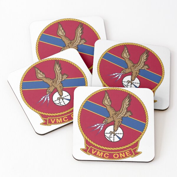 Item preview, USMC VMC-1 Airborne Early Warning and Electronic Countermeasures Squadron Patch designed and sold by CharlieDesings.