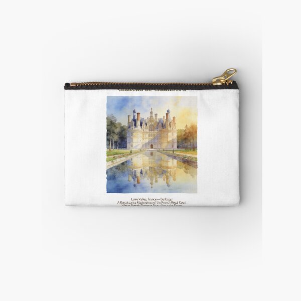 Item preview, Château de Chambord Vintage Watercolor Art Print | French Renaissance Castle | Loire Valley France Wall Decor designed and sold by Panom Suavichien.