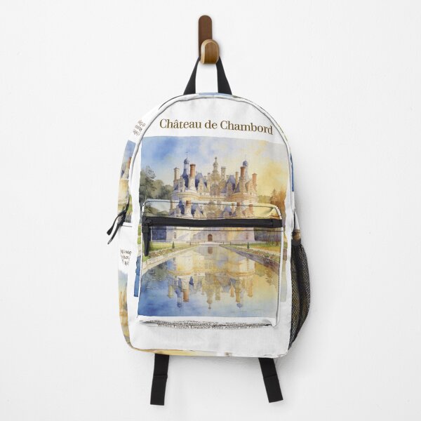 Item preview, Château de Chambord Vintage Watercolor Art Print | French Renaissance Castle | Loire Valley France Wall Decor designed and sold by Panom Suavichien.