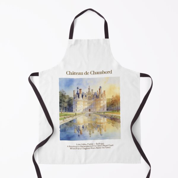 Item preview, Château de Chambord Vintage Watercolor Art Print | French Renaissance Castle | Loire Valley France Wall Decor designed and sold by Panom Suavichien.