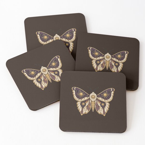 Item preview, Sun Moth Illustration designed and sold by MizerMoths.