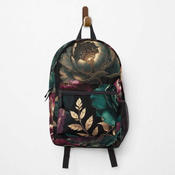 Item preview, Emerald & Burgundy Luxury Floral Pattern, Dark Botanical Design, Elegant Midnight Garden Print, Premium Vintage Flower Pattern, Seamless Floral Background designed and sold by GalleryPeak.
