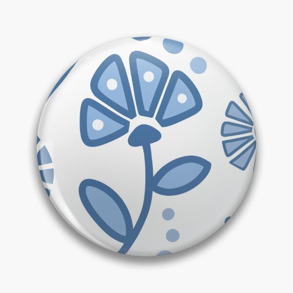 Item preview, Blue And White Flower Boho Design designed and sold by Sartoris Art.