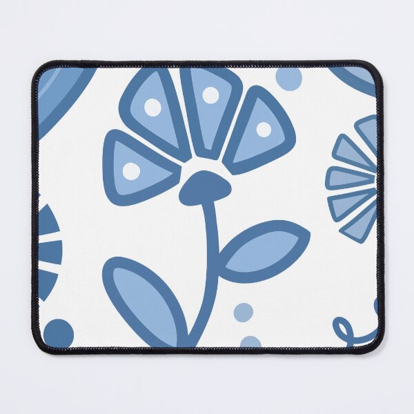 Item preview, Blue And White Flower Boho Design designed and sold by Sartoris Art.