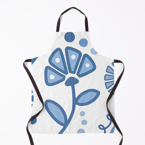 Item preview, Blue And White Flower Boho Design designed and sold by Sartoris Art.
