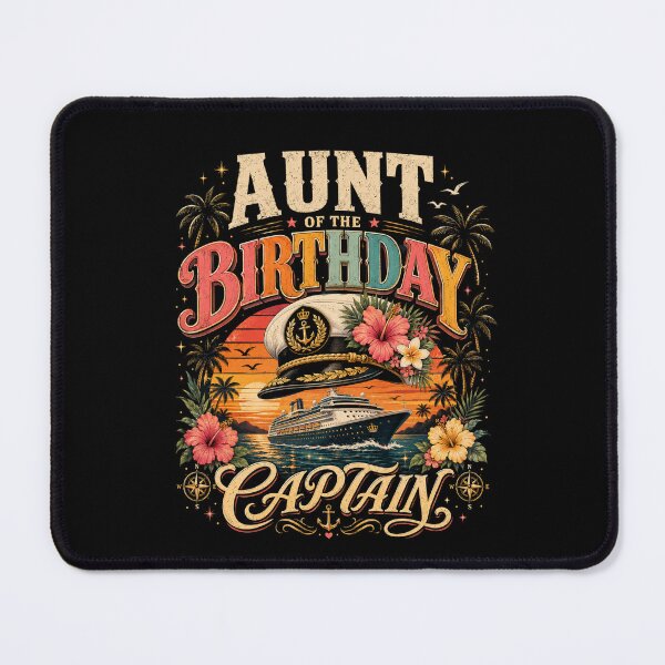 Item preview, Aunt Of The Birthday Captain Cruise Family Vacation Party designed and sold by THREE LITTLE BEANS.