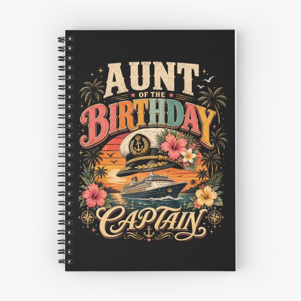 Item preview, Aunt Of The Birthday Captain Cruise Family Vacation Party designed and sold by THREE LITTLE BEANS.