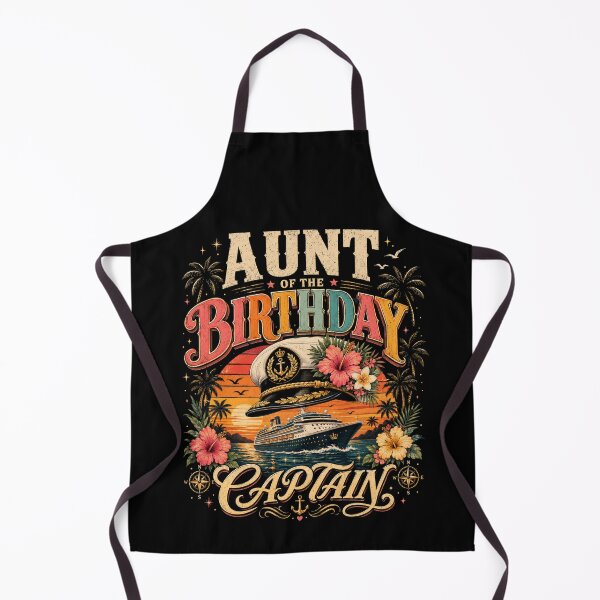 Item preview, Aunt Of The Birthday Captain Cruise Family Vacation Party designed and sold by THREE LITTLE BEANS.