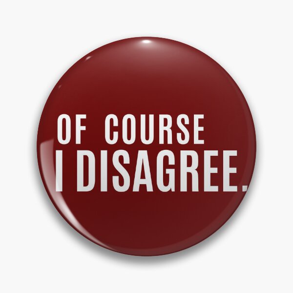 Item preview, OF COURSE I DISAGREE. – Minimalist Statement Typography designed and sold by Anyshca.