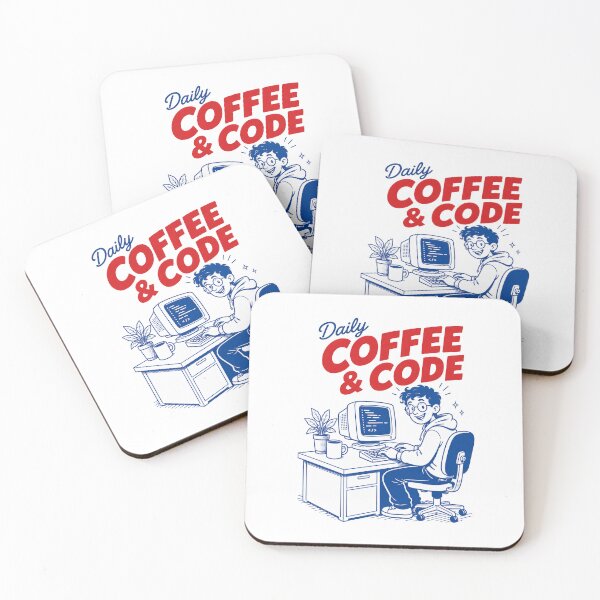 Item preview, Daily Coffee Code Programmer Design designed and sold by olosra.