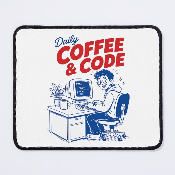 Item preview, Daily Coffee Code Programmer Design designed and sold by olosra.