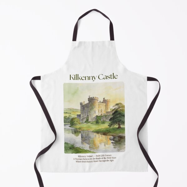 Item preview, Kilkenny Castle Vintage Watercolor Art Print | Norman Irish Fortress | County Kilkenny Ireland Wall Decor designed and sold by Panom Suavichien.