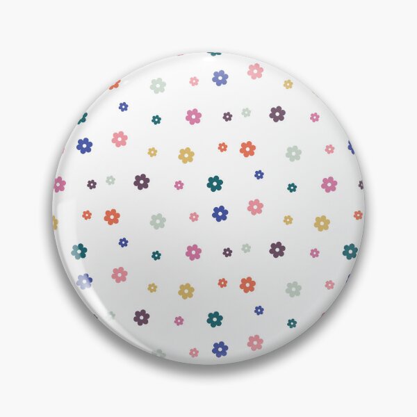 Item preview, Retro Groovy Multicolor Ditsy Daisy Flower Pack designed and sold by Aesthetic Crew.