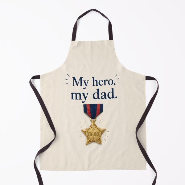 Item preview, My Hero, My Dad – Father’s Day Hero Medal Design designed and sold by blankTeeShirt.