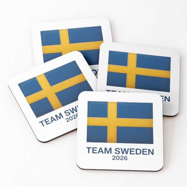 Item preview, Team Sweden 2026 Fan Flag T-Shirt V1 designed and sold by DBWStudios.