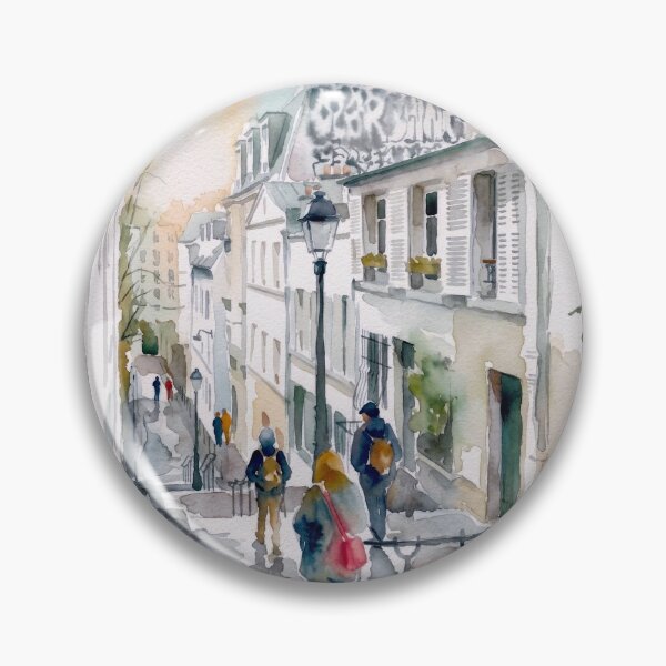 Item preview, Montmartre Street Paris designed and sold by caracatita75.