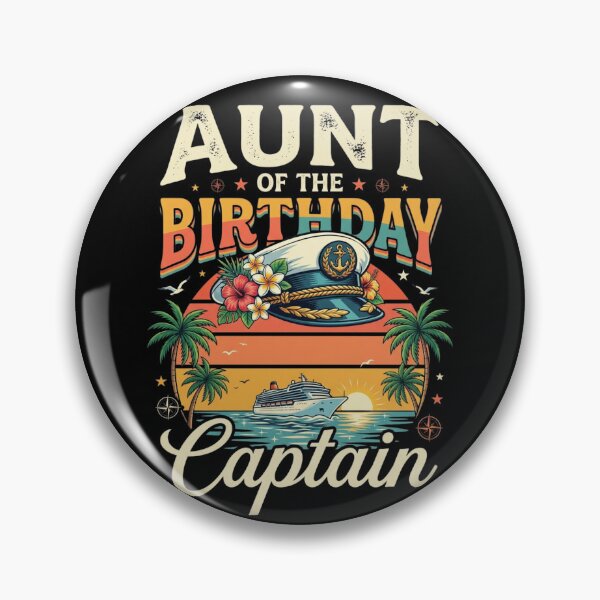 Item preview, Aunt Of The Birthday Captain Cruise Family Vacation Party designed and sold by THREE LITTLE BEANS.