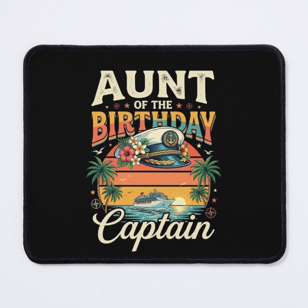 Item preview, Aunt Of The Birthday Captain Cruise Family Vacation Party designed and sold by THREE LITTLE BEANS.