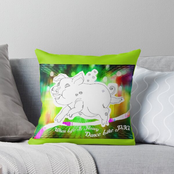 Item preview, When Life Is Heavy - Dance Like A Pig (Ink Drawing by ACCI) designed and sold by VanyssaGraphics.