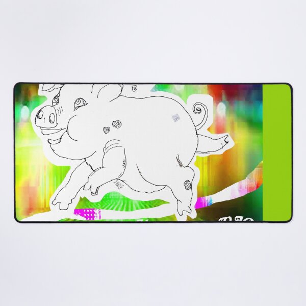 Item preview, When Life Is Heavy - Dance Like A Pig (Ink Drawing by ACCI) designed and sold by VanyssaGraphics.