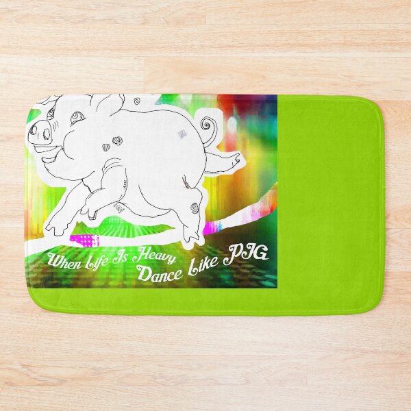 Item preview, When Life Is Heavy - Dance Like A Pig (Ink Drawing by ACCI) designed and sold by VanyssaGraphics.