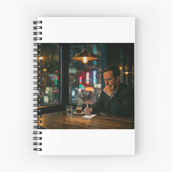 Item preview, Man making notes designed and sold by Hagiuduf.