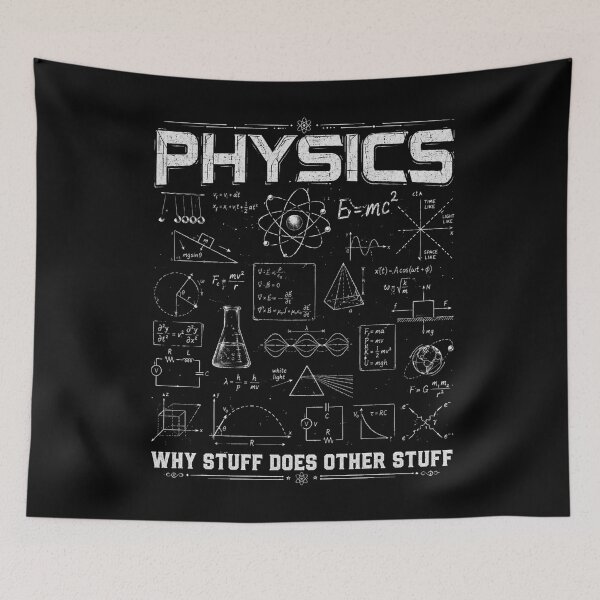 Item preview, Physics T-Shirt, Science Equations, Why Stuff Does Other Stuff  designed and sold by THREE LITTLE BEANS.