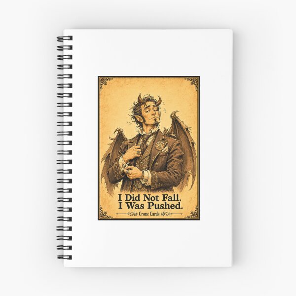 Item preview, Crone Cards - I Did Not Fall. I Was Pushed. designed and sold by Kay Mhor Studio.