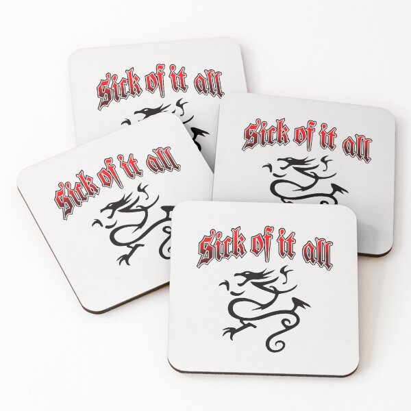 Item preview, Sick Of It All NYHC Dragon Logo designed and sold by Libérica Studio.